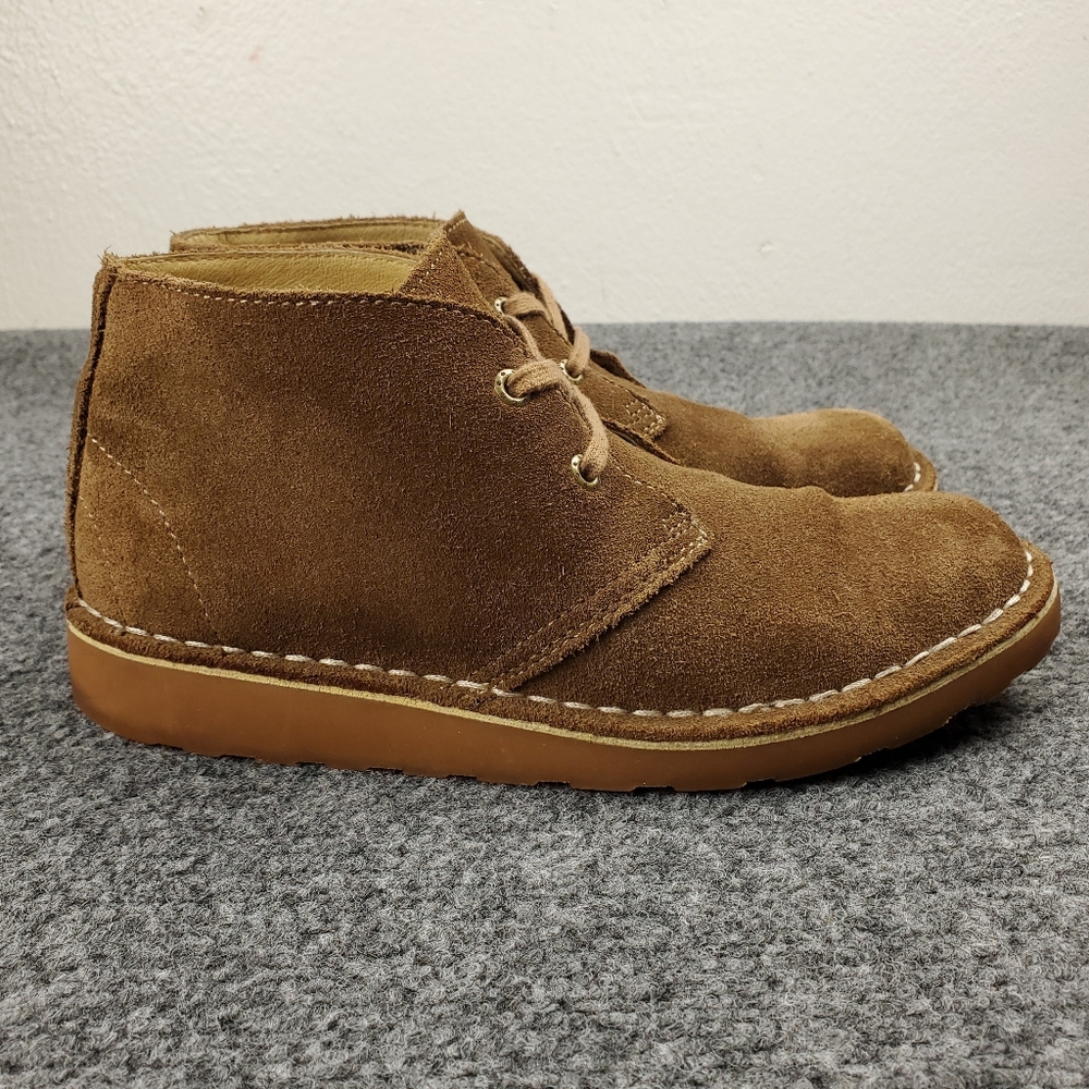 LL Bean Stonington Suede Chukka Boots Womens 6.5 Brown Leather Toasted Coconut